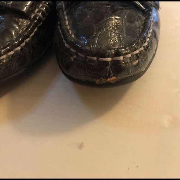 Naturalizer Heaven Size 9M Gray Croc Loafer - Picture 5 of 5